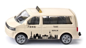 Dubă taxi VW T5, microbuz Samba Bus machetă metalică copii - SIKU 1555
