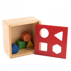 Forme colorate in cutie, Viga Toys - Img 4
