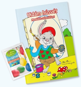 Húsvéti színező és tojásfestő csomag