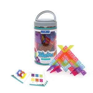 Interlox, patrate interconectabile, 96 piese, Guidecraft - Img 1