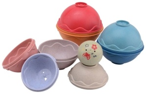 Jucărie pentru copii Johntoy - Happy World, turn de bile de bioplastic - Img 2