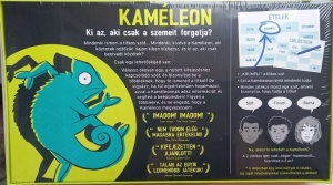 Kaméleon partijáték kártyákkal és titkos szavakkal, amelyben a játékosoknak meg kell találniuk a köztük rejtőzködő Kaméleont.