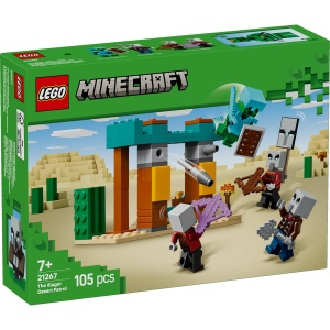 LEGO® Minecraft® – Patrulă Illager de deșert
