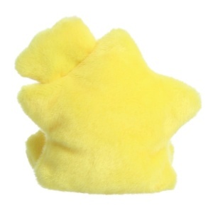 Jucăria de pluș Palm Pals Soare de la Aurora, cu design vesel și materiale moi, ideală pentru dezvoltarea imaginației, joacă și decorarea camerei copilului.