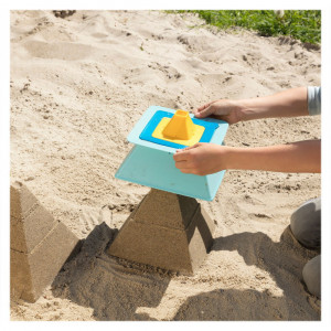 Pira, set forme pentru nisip piramide, Quut Toys - Img 2