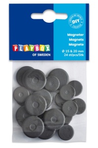 Playbox Magnets 24 pcs Ø 15 & 20 mm