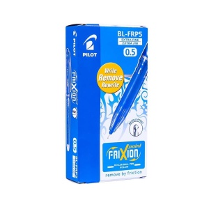 Roller Pilot Frixion Point 0.5 mm cu cerneală ștergibilă și tehnologie FriXion, destinat scrierii precise, corectării rapide și utilizării zilnice la școală sau birou.