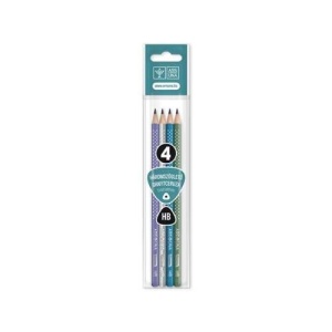 Set 4 creioane HB Ars Una dots - Img 1