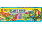 Set vopsea autocolantă - se lipeşte pe sticlă - Glass Deco - animale 6buc