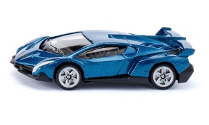 SIKU 1485 – Mașină sport metalică realistă, cu detalii fine, finisaj premium și design inspirat din modelele de curse, marca SIKU Germania.