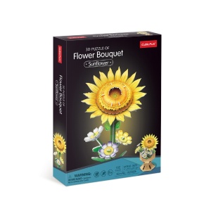 3D puzzle floarea soarelui