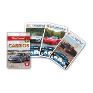 Cabrio - Joc de cărți cu mașini decapotabile pentru pasionații de automobile