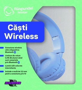 Casti wireless albastru - Img 3