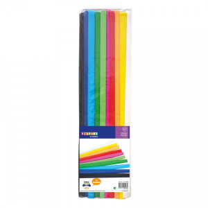 Crepe paper set 10 colours 50 x 200 cm, Playbox - Img 1