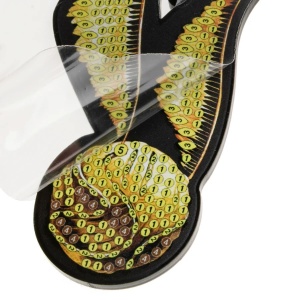 Set creativ Cristal Art Harry Potter „Golden Snitch” – kit DIY cu cristale aurii și accesorii, ideal pentru fanii Quidditch și Harry Potter.