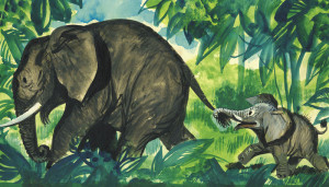 Diafilm HU - Jumbo, egy kis elefant kalandja