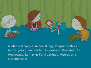 Maszat űrhajózik – vidám, színes diafilm Maszat, Sári és Misi űrkalandjáról, barátságról és fantáziáról, gyerekeknek.
