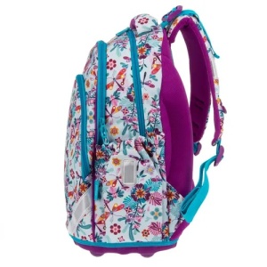 Rucsac fete Ars Una Dragonfly – ergonomic, 23L, design libelule. Lateral.