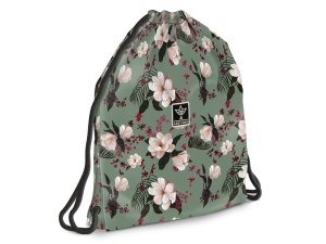 gym bag flowery green