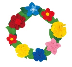Inel metalic alb Playbox de 20 cm utilizat pentru captatoare de vise, coroane decorative și proiecte creative handmade pentru copii și adulți.