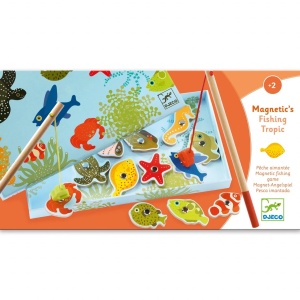 Joc magnetic de pescuit Fishing tropic, Djeco - Img 1