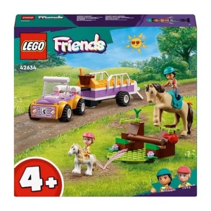 LEGO® Friends - Remorca cu cal si ponei
