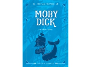 Cartea „Moby Dick + Jurnal de lectură” de la Kreativ, ediție adaptată pentru copii, cu ilustrații sugestive și jurnal inclus pentru dezvoltarea înțelegerii textului și a pasiunii pentru lectură.