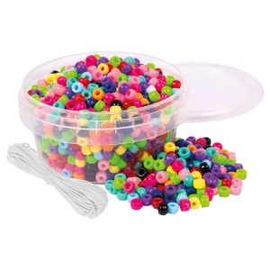 Playbox Beads in jar, small kongo Ø 6 mm ˜ 850 p