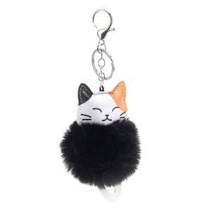 pom-pom black cat