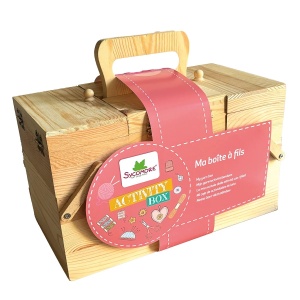 Activity Box Sycomore - Set pentru cusut, tricotat și croșetat