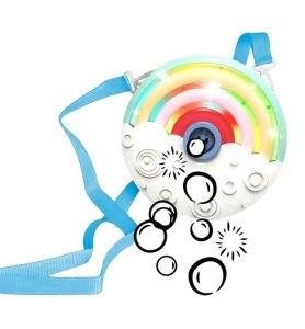 Aparat de Baloane de Săpun Rainbow – Mașină Automată de Bule pentru Copii - Img 2