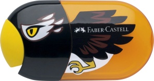 Ascuțitoare Faber-Castell cu radieră - model Vultur