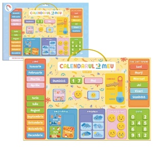 Calendar educativ magnetic in limba romana - Img 3