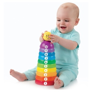 Cupe colorate de stivuit, Fisher-Price - Img 4