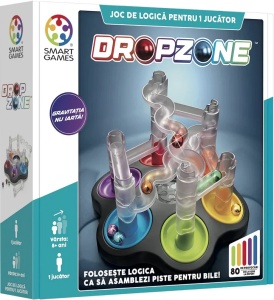 DropZone SmartGames - Joc de logică cu bile, 80 provocări
