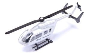 Elicopter ESA SIKU alb cu rotor rotativ jucărie avion copii model realist