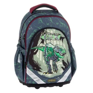 Rucsac Ars Una T-Rex – băieți, 23L, dinozaur, ergonomic.