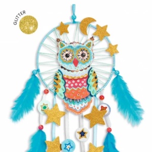 Joc creativ DIY Dreamcatcher bufnita, Djeco - Img 4