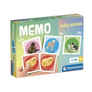 Memo game baby animals
