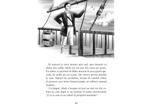 Cartea „Moby Dick + Jurnal de lectură” de la Kreativ, ediție adaptată pentru copii, cu ilustrații sugestive și jurnal inclus pentru dezvoltarea înțelegerii textului și a pasiunii pentru lectură.