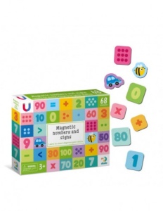 Numere si semne, set magnetic, 64 piese - Img 3