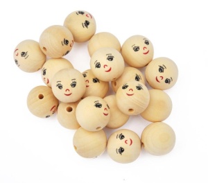Playbox - Wooden balls, face diameter: 30 mm