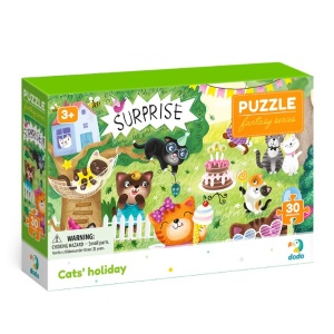 Puzzle Petrecerea Pisicuțelor - 30 piese Dodo