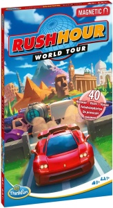 Rush Hour World Tour Magnetic ThinkFun - joc de logică magnetic cu 40 de provocări