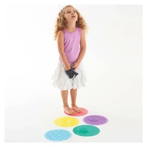 Set 10 Discuri Senzoriale Texturate TickiT – Joc Senzorial pentru Dezvoltarea Tactilă