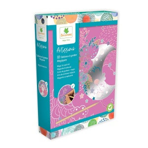 Set planșe răzuibile magice Artissimo – 10 tablouri strălucitoare pentru descoperiri creative
