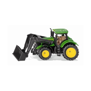 Tractor cu încărcător frontal, mașină agricolă metalică realistă - SIKU 1395