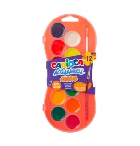Acuarele Carioca Neon12 cul/set + pensula
