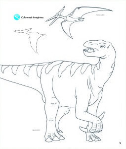 Carte de activităţi cu... dinozauri : colorează, ghiceşte, decupează - Img 2