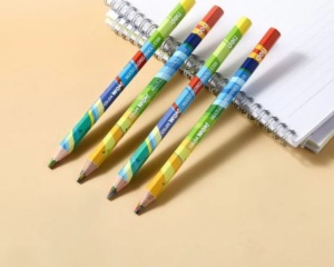 Creion Colorat Multicolor Deli ColorWow Jumbo